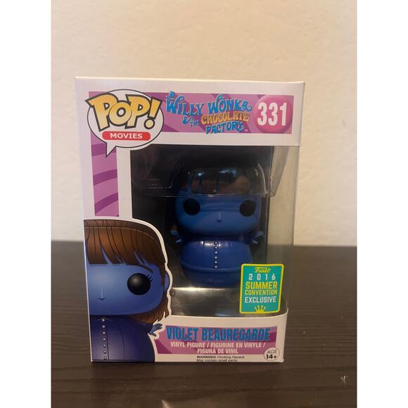 VAULTED LIMITED EDITION EXCLUSIVE Violet Beauregarde Funko Pop #331 Willy Wonka - Picture 1 of 6